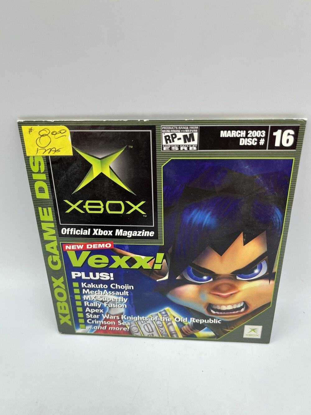March 2003 Official Xbox Demo Disc #16 Vexx Kakuto Chojin Game DVD